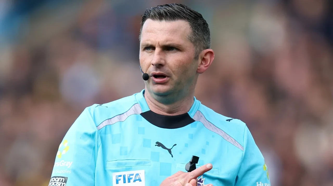 Michael Oliver, árbitro para Noruega vs Francia, Mundial 2026
