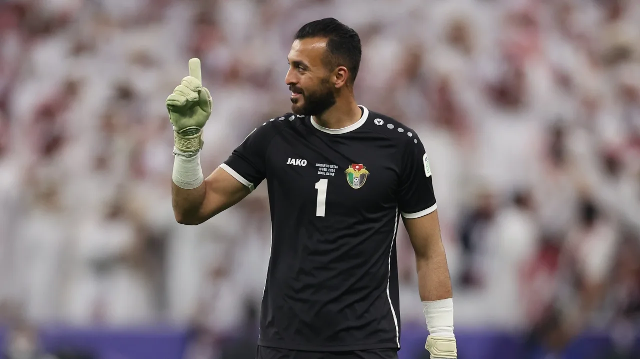 Yazeed Abulaila, portero de Jordania en el Mundial 2026