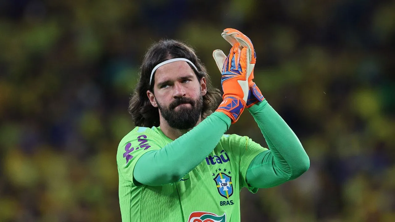 Alisson Becker, portero de Brasil.