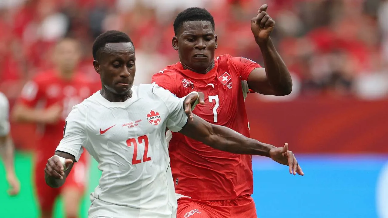 Suiza se impuso ante Canadá.