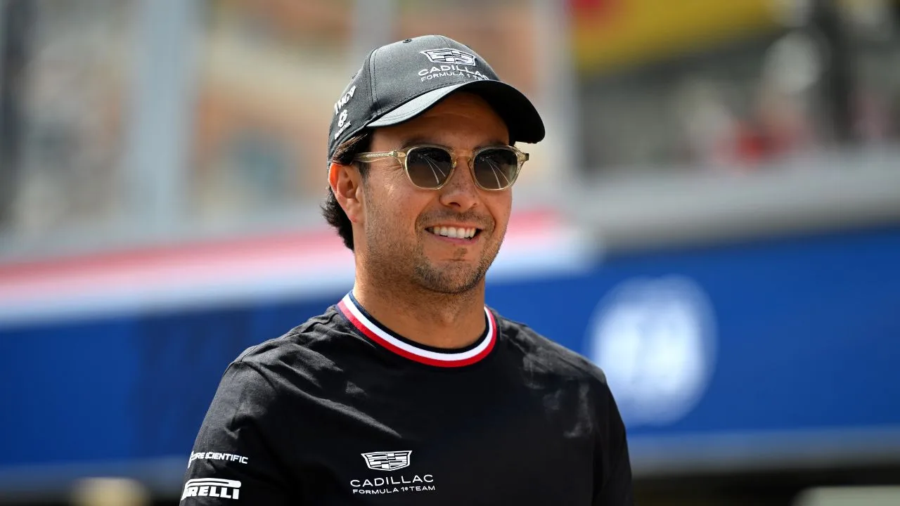 Checo Pérez, piloto de Fórmula 1 para Cadillac.