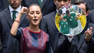 México vs Sudáfrica: Así reaccionó la presidenta Claudia Sheinbaum a la expulsión de César Montes en el Mundial 2026