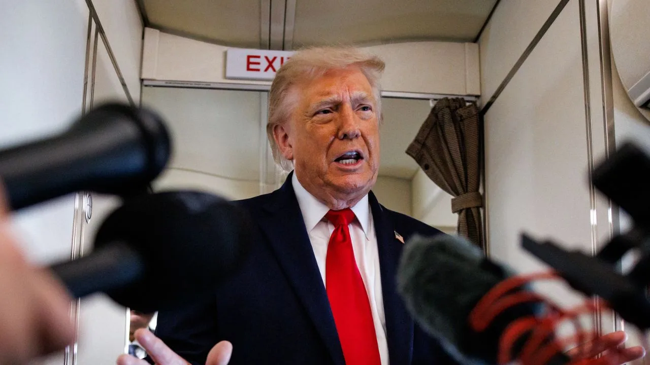 Donald Trump, presidente de los Estados Unidos. 