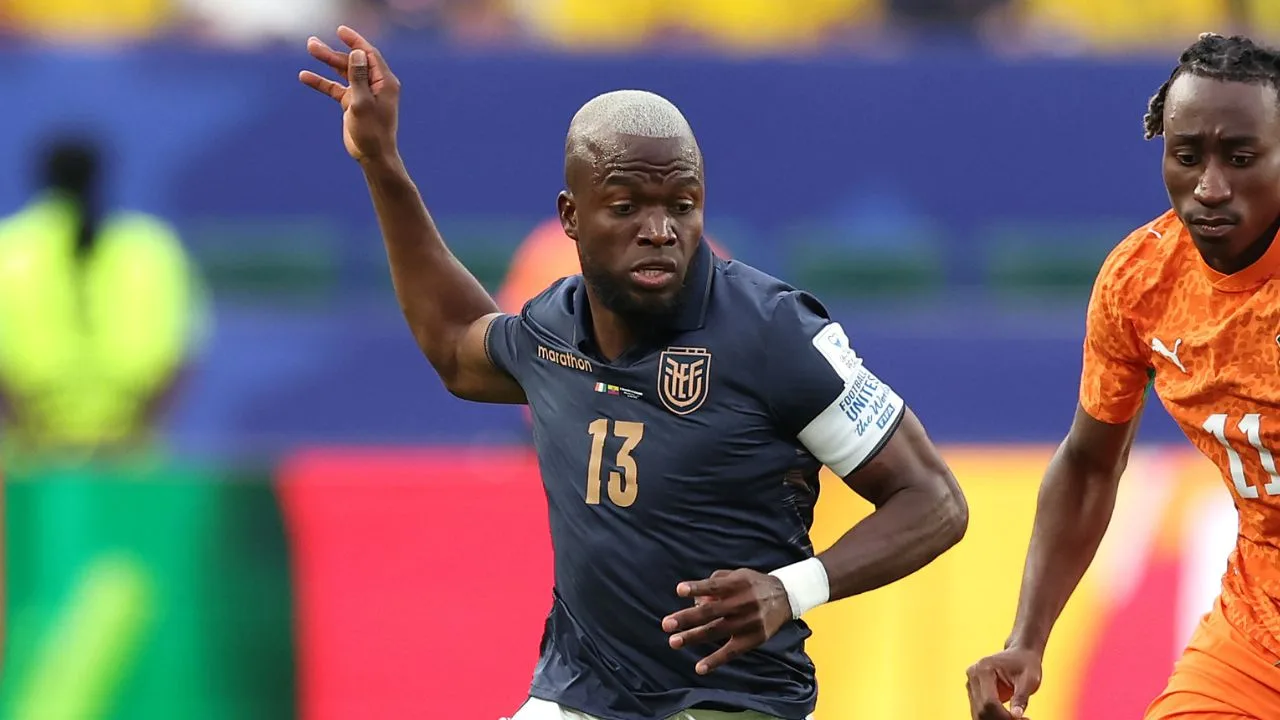 Enner Valencia, estrella de Pachuca y de la selección ecuatoriana de futbol.