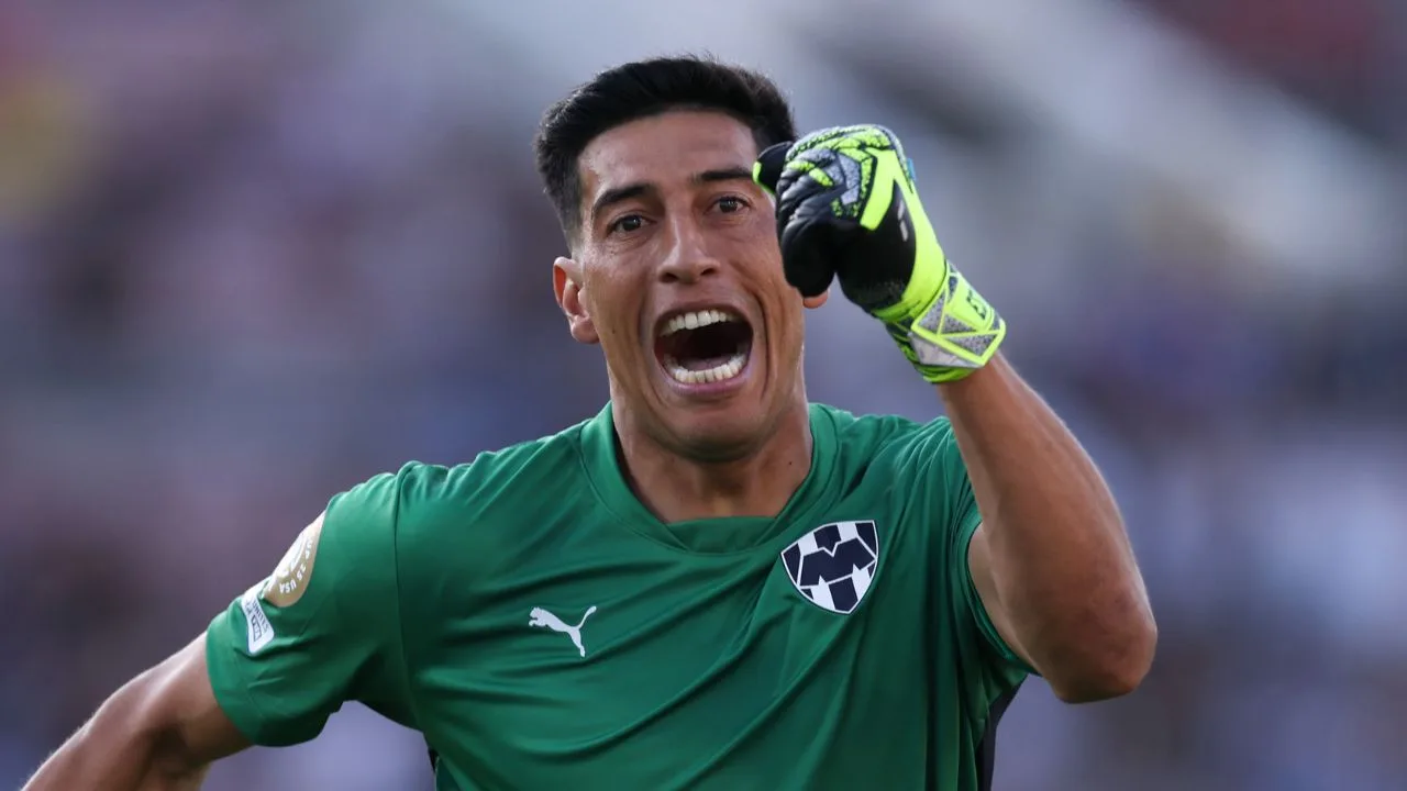 Esteban Andrada, portero del Monterrey. 