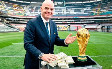 Gianni Infantino, presidente de FIFA y los millones del Mundial 2026.
