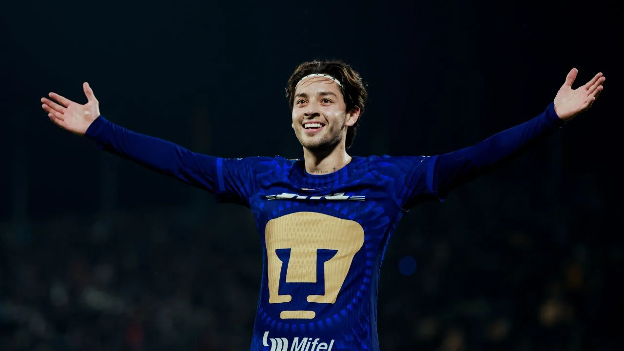 Jordan Carrillo, jugador de Santos Laguna a préstamo con Pumas. 