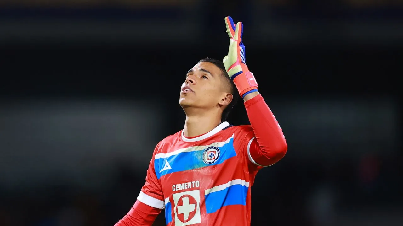 Kevin Mier, portero de Cruz Azul. 