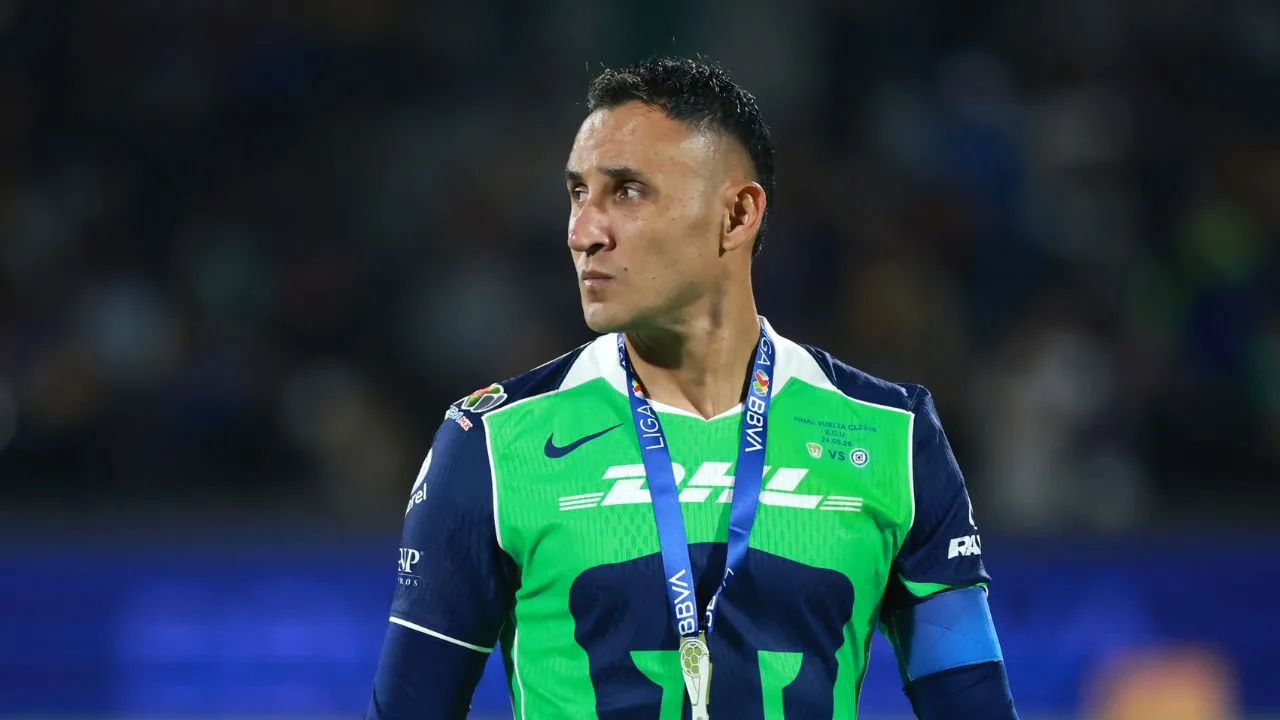 Keylor Navas, portero de los Pumas de la Liga MX. 