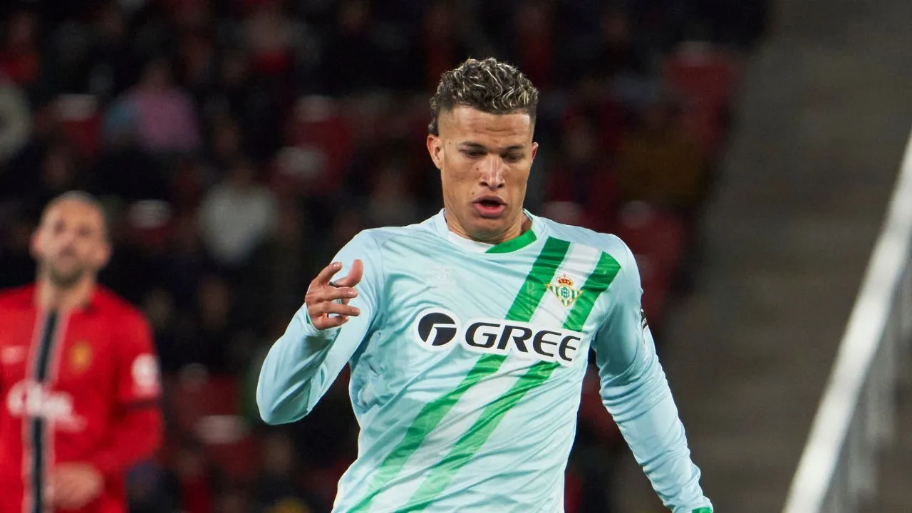 Nelson Deossa, jugador del Real Betis. 