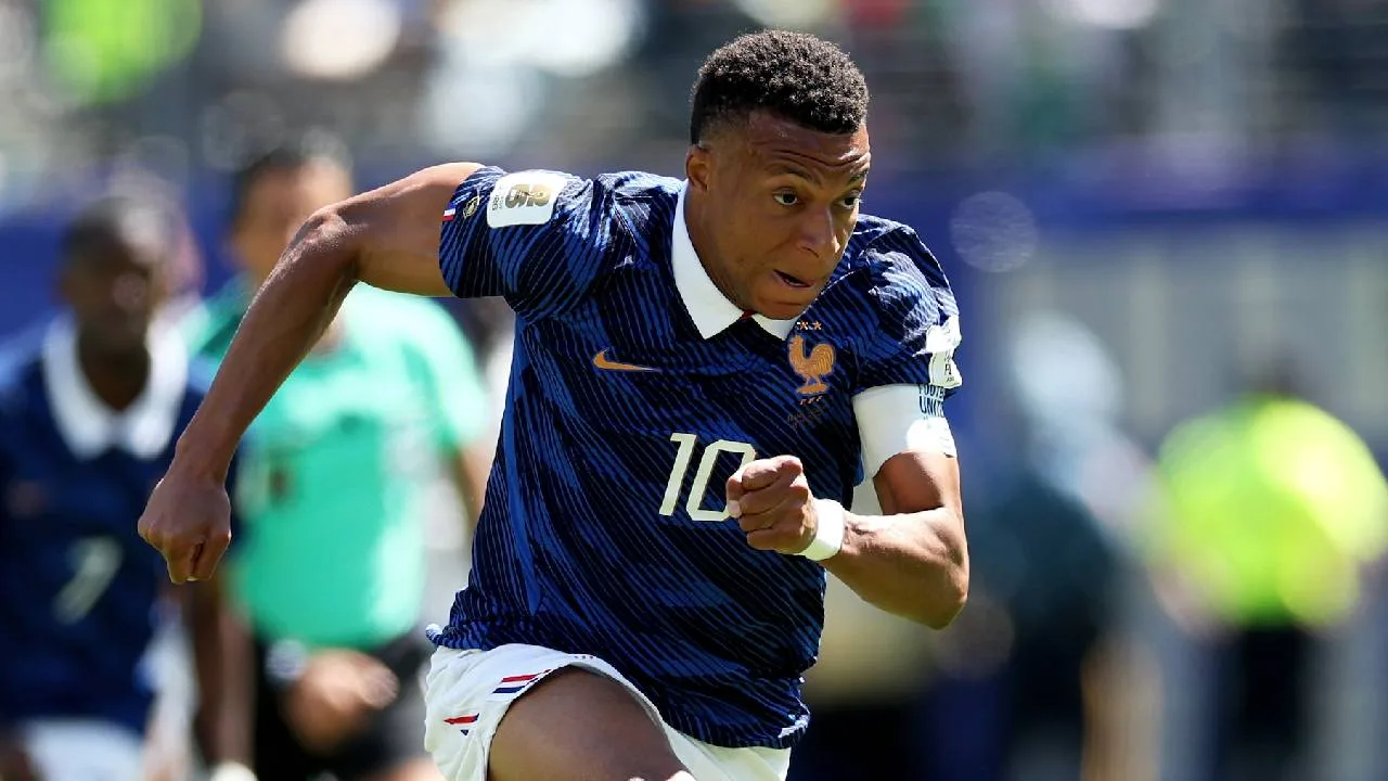 Kylian Mbappé, jugador de la Selección de Francia.