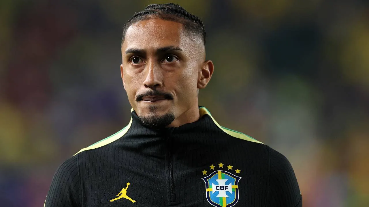 Raphinha, jugador del Barcelona y Brasil.
