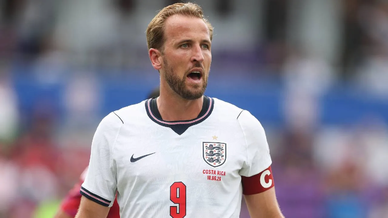 Harry Kane, jugador de la Selección de Inglaterra.