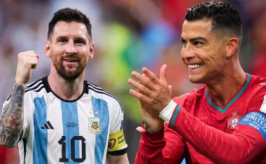 Lionel Messi y Cristiano Ronaldo.
