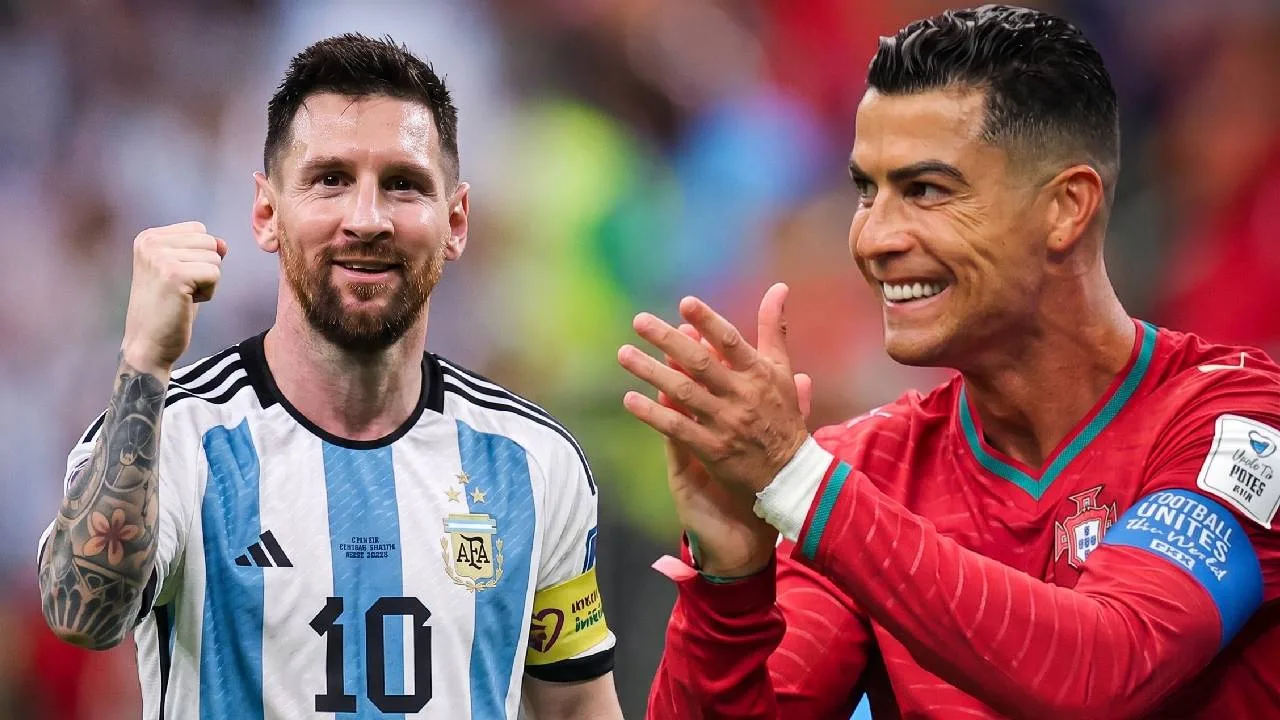 Lionel Messi y Cristiano Ronaldo.