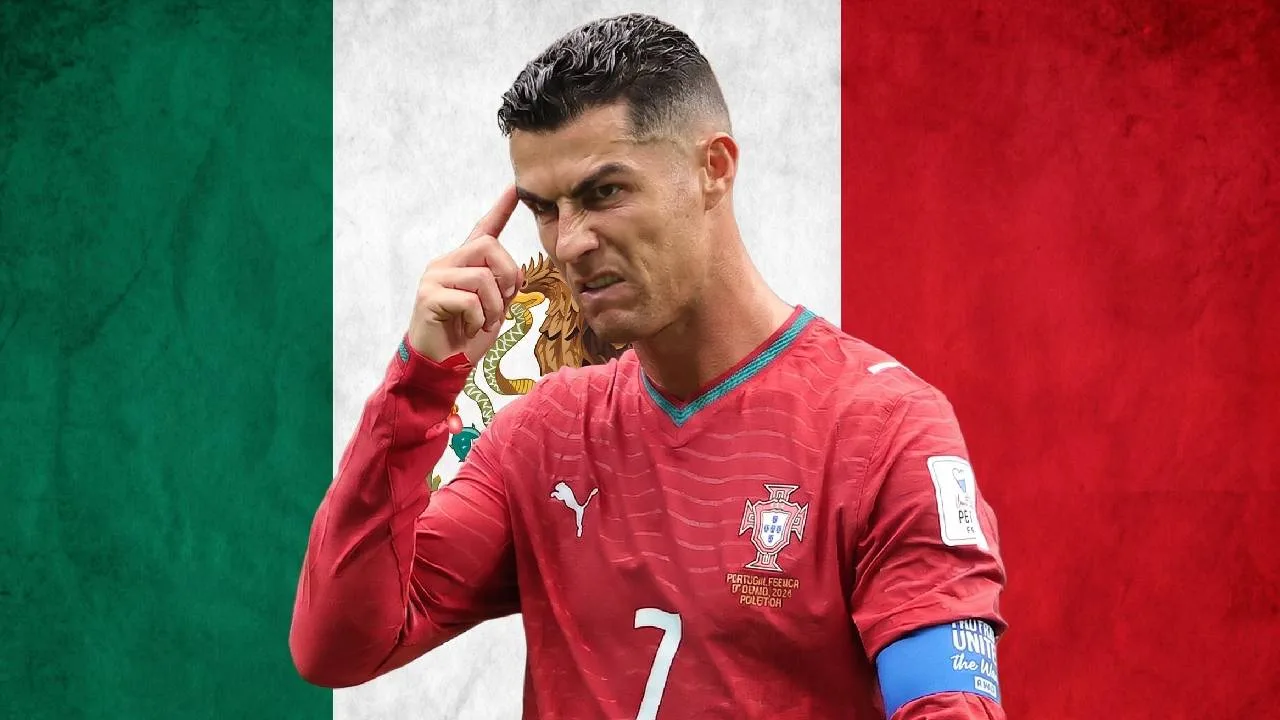 Cristiano Ronaldo se molestó con un periodista mexicano.