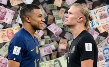 Kylian Mbappé y Erling Haaland.