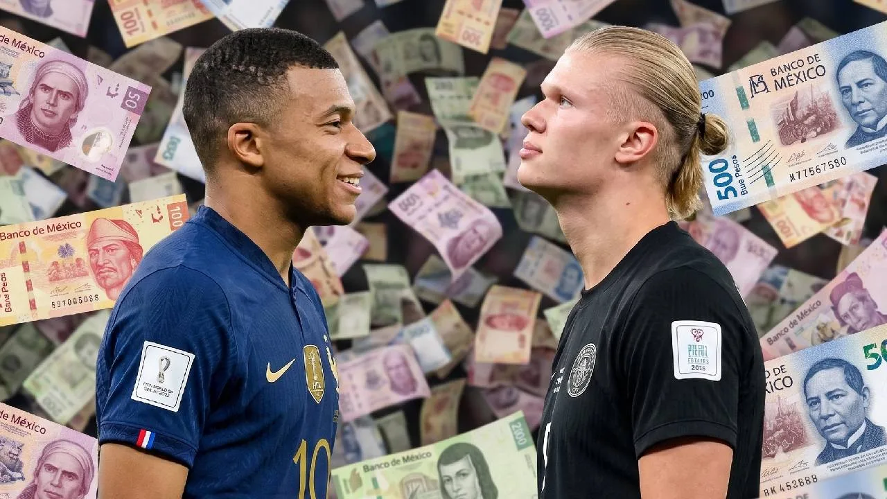 Kylian Mbappé y Erling Haaland.