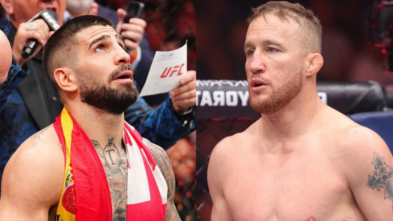 Ilia Topuria enfrentará a Justin Gaethje esta noche en UFC. 