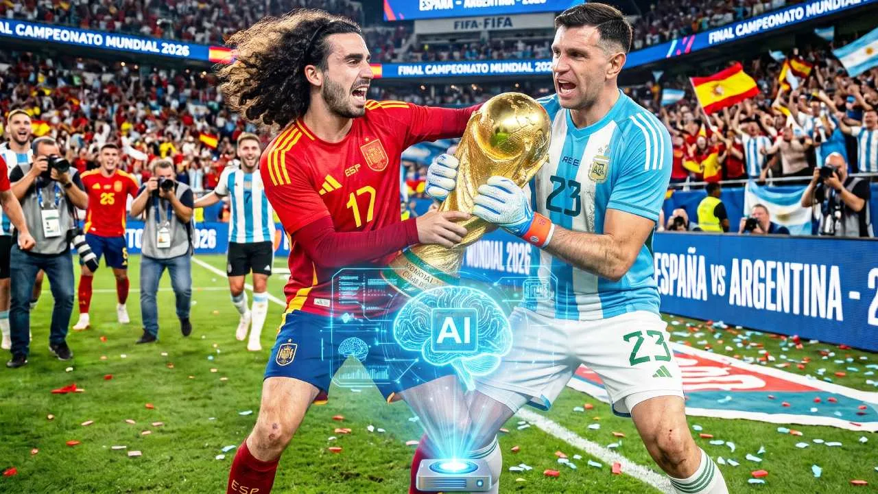 España vs Argentina: IA da predicción sobre el campeón del Mundial 2026 y da marcador exacto para la Gran Final España y Argentina definen al campeón del Mundial 2026