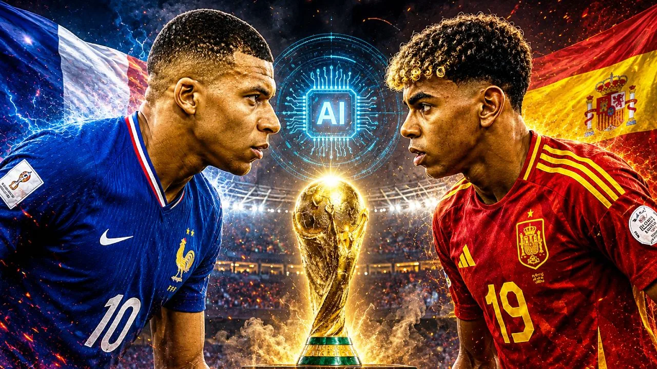Francia y España buscan la Final, pronóstico de la IA Mundial 2026
