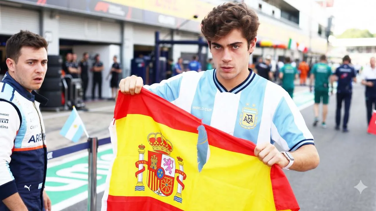 Franco Colapinto critica a España tras el Mundial 2026 y Sainz responde