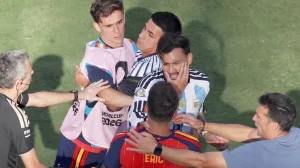 Los campeones de España se acordaron de Leandro Paredes y lanzaron un reto tras su agresión a Gavi