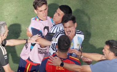 Leandro Paredes, Argentina vs España. Mundial 2026
