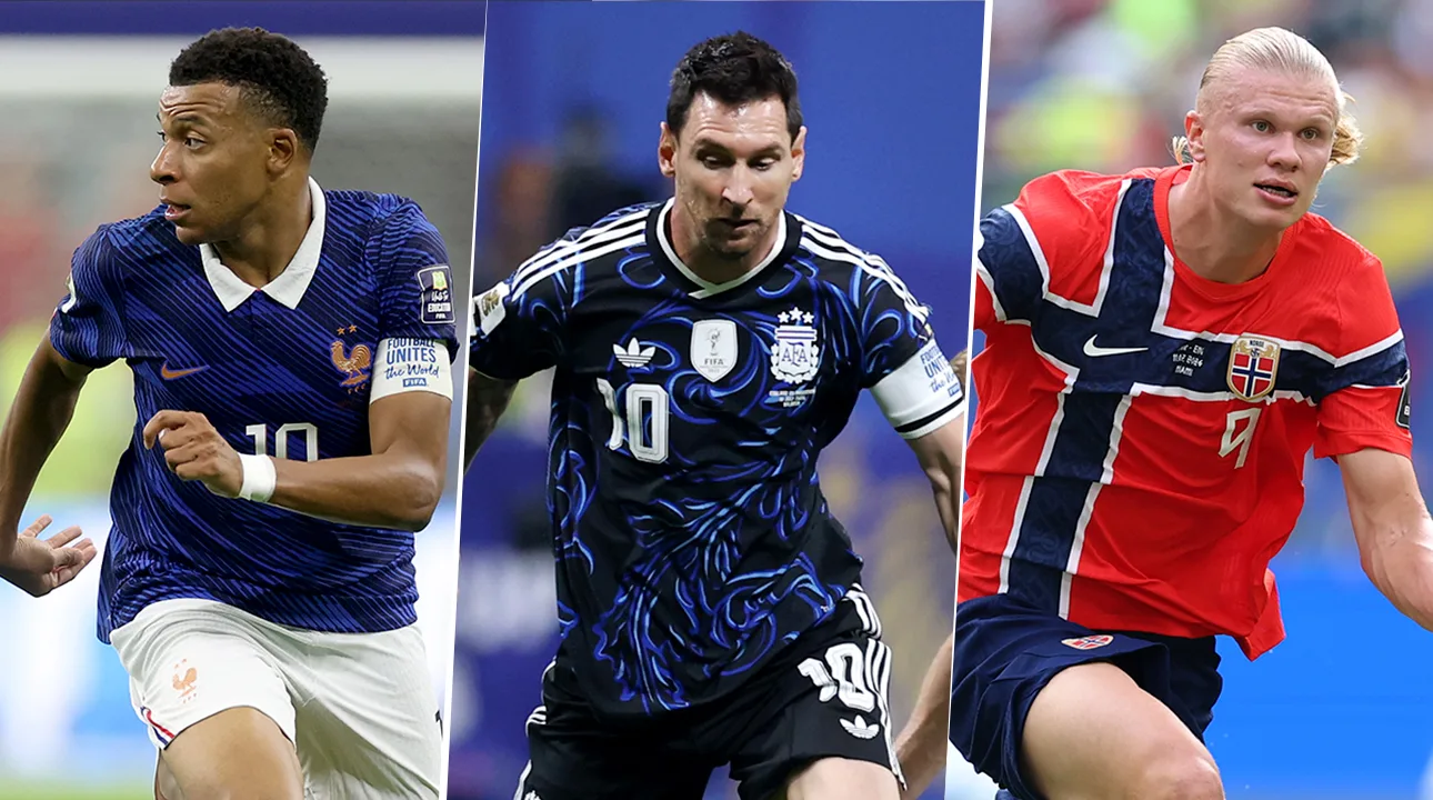 Kylian Mbappé, Lionel Messi, Erling Haaland, Mundial 2026