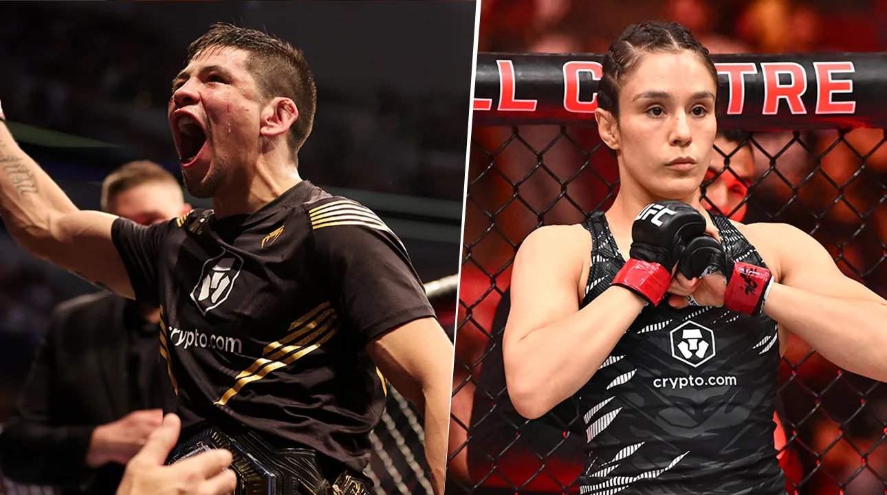 Brandon Moreno y Alexa Grasso, figuras mexicanas de las artes marciales mixtas en la UFC.