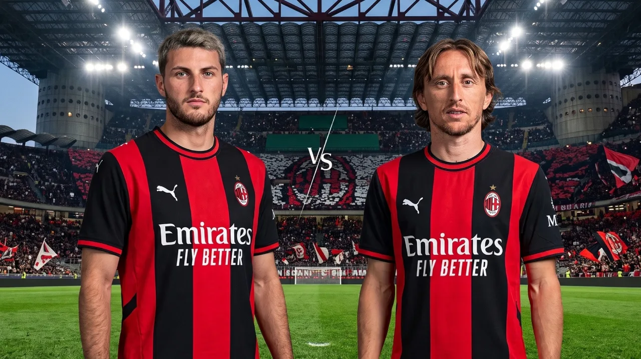 Santiago Giménez, Luka Modric, AC Milan