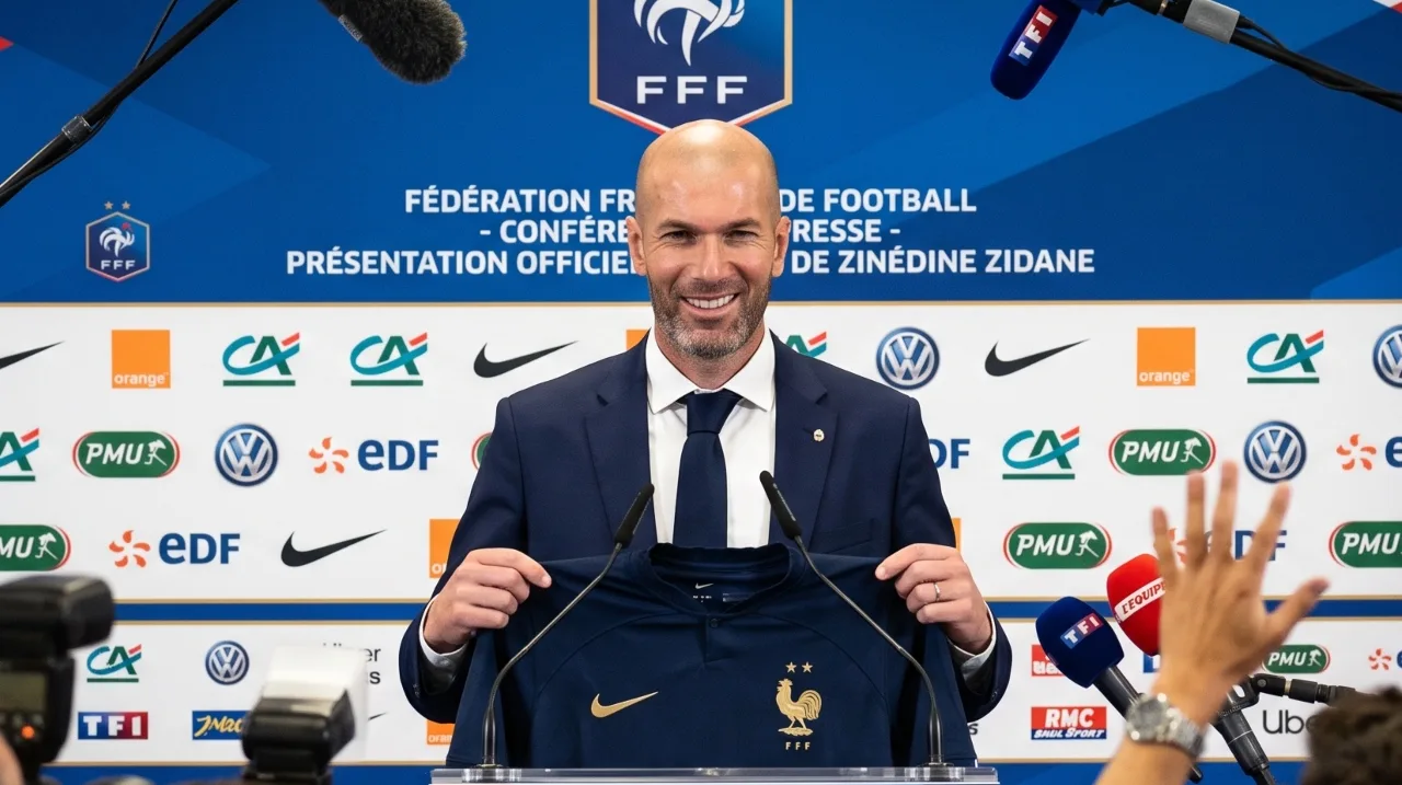 Zinedine Zidane: Fecha de presentación como DT de Francia Zinedine Zidane, Francia