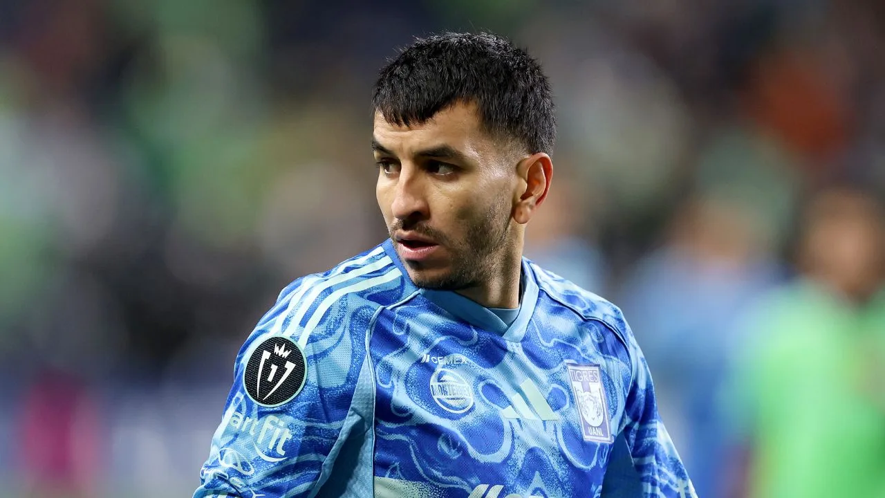 Ángel Correa, aún jugador de Tigres. 