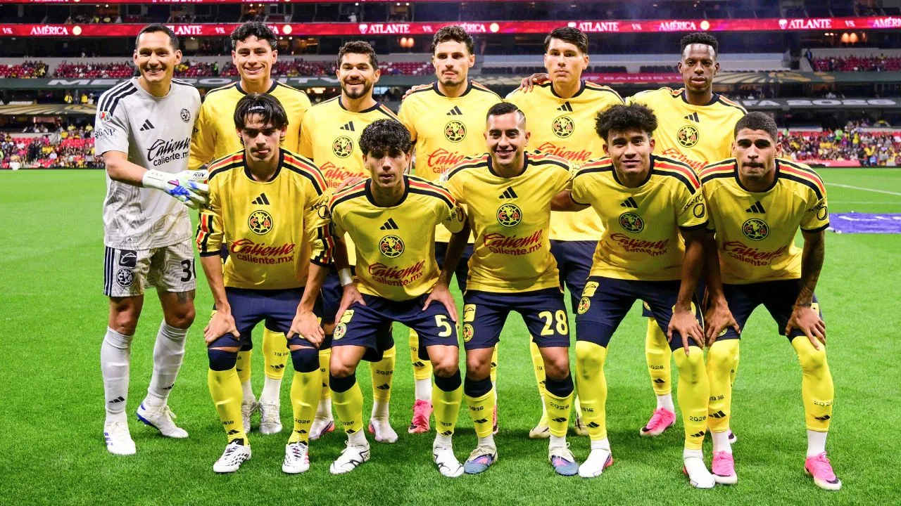 No se vio en TV: Lo que hizo América en la cancha del Azteca al medio tiempo del duelo ante Atlante.