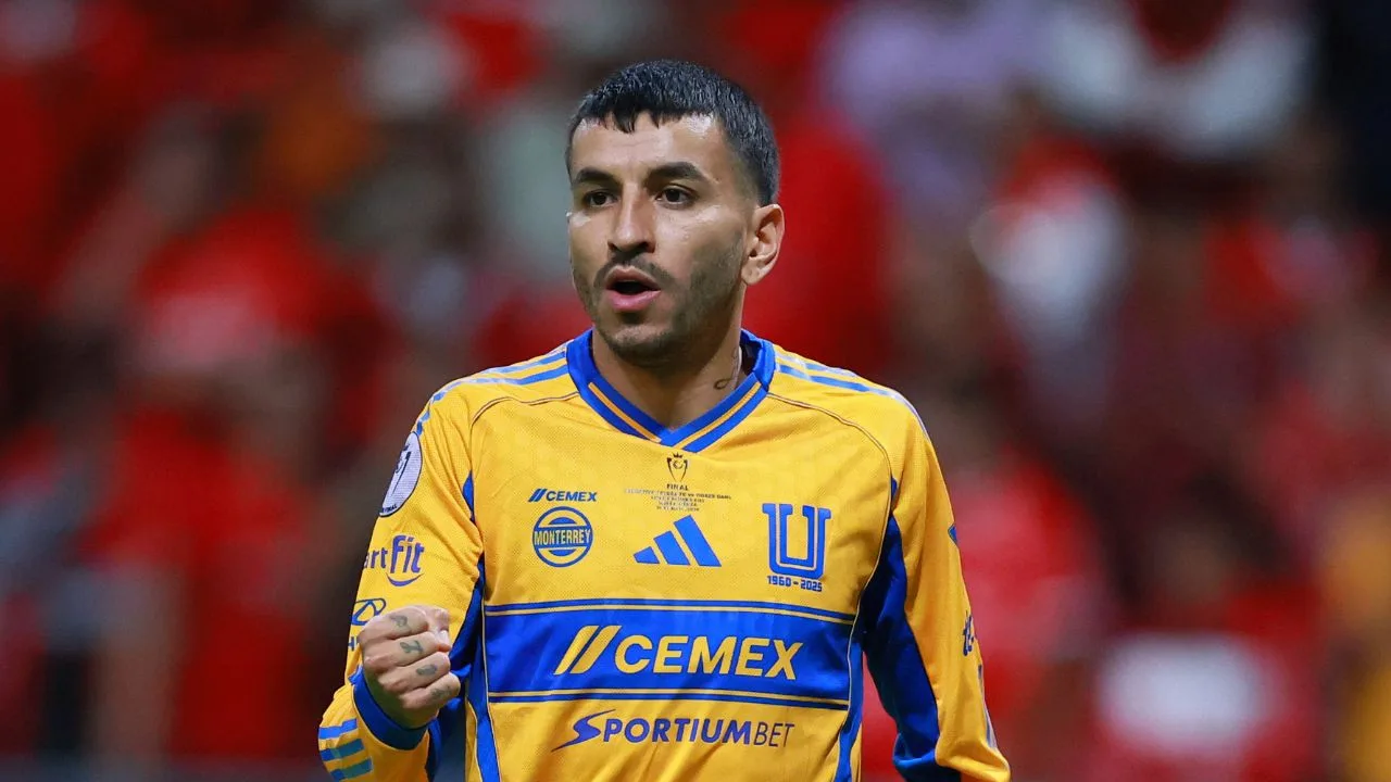 Ángel Correa, jugador de Tigres. 