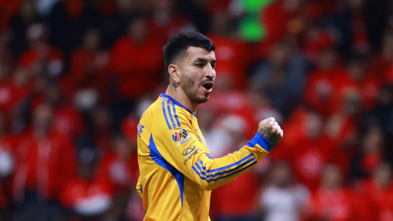 Ángel Correa, jugador de Tigres del Apertura 2026. 