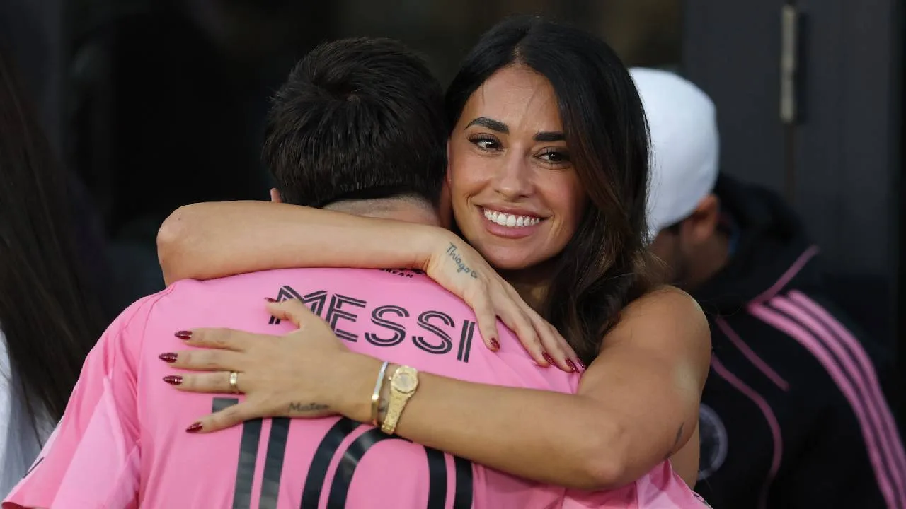 Antonela Roccuzzo, esposa de Lionel Messi.