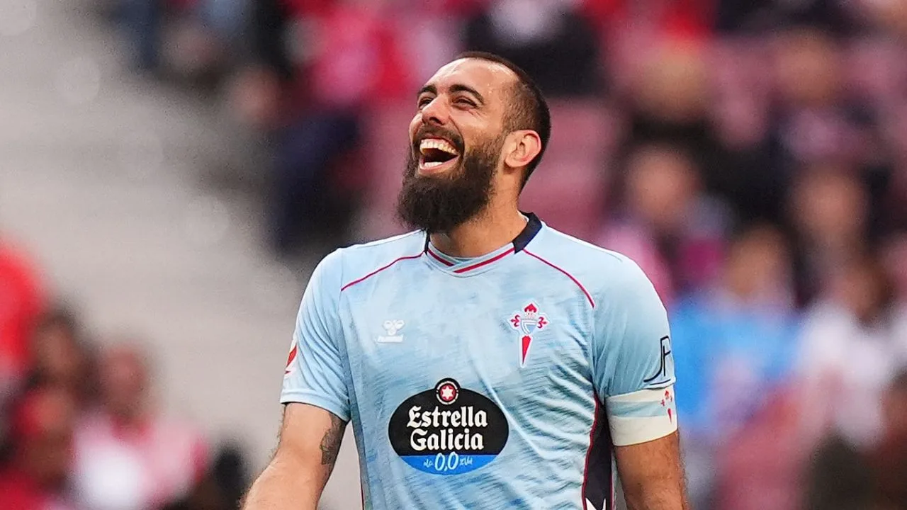 Borja Iglesias, jugador del Celta de Vigo. 