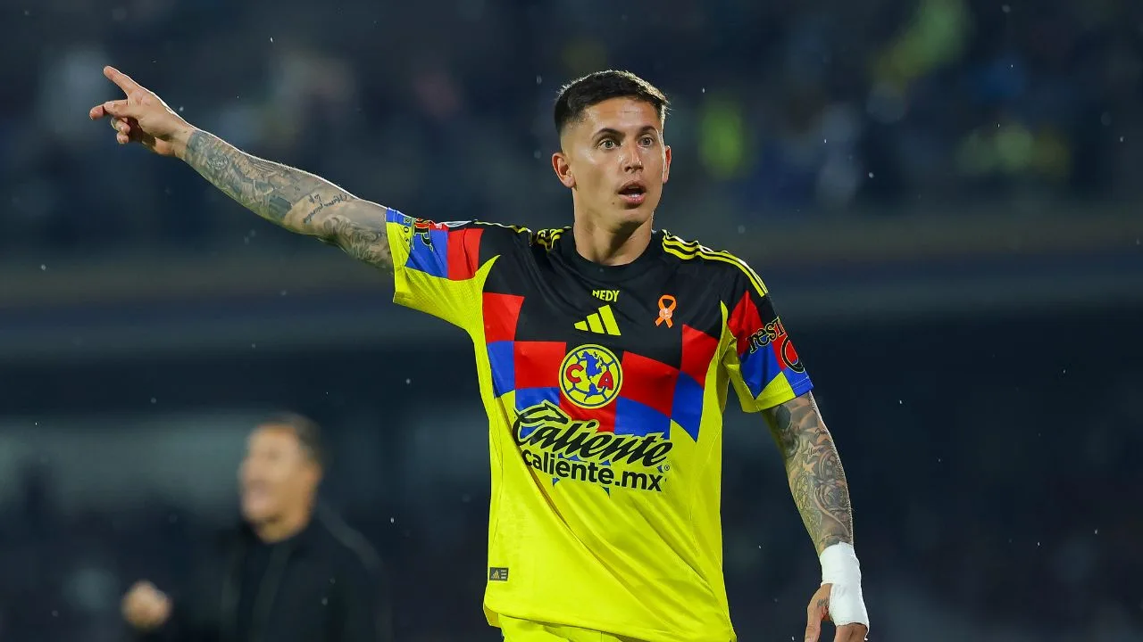 Brian Rodríguez, jugador del América. 