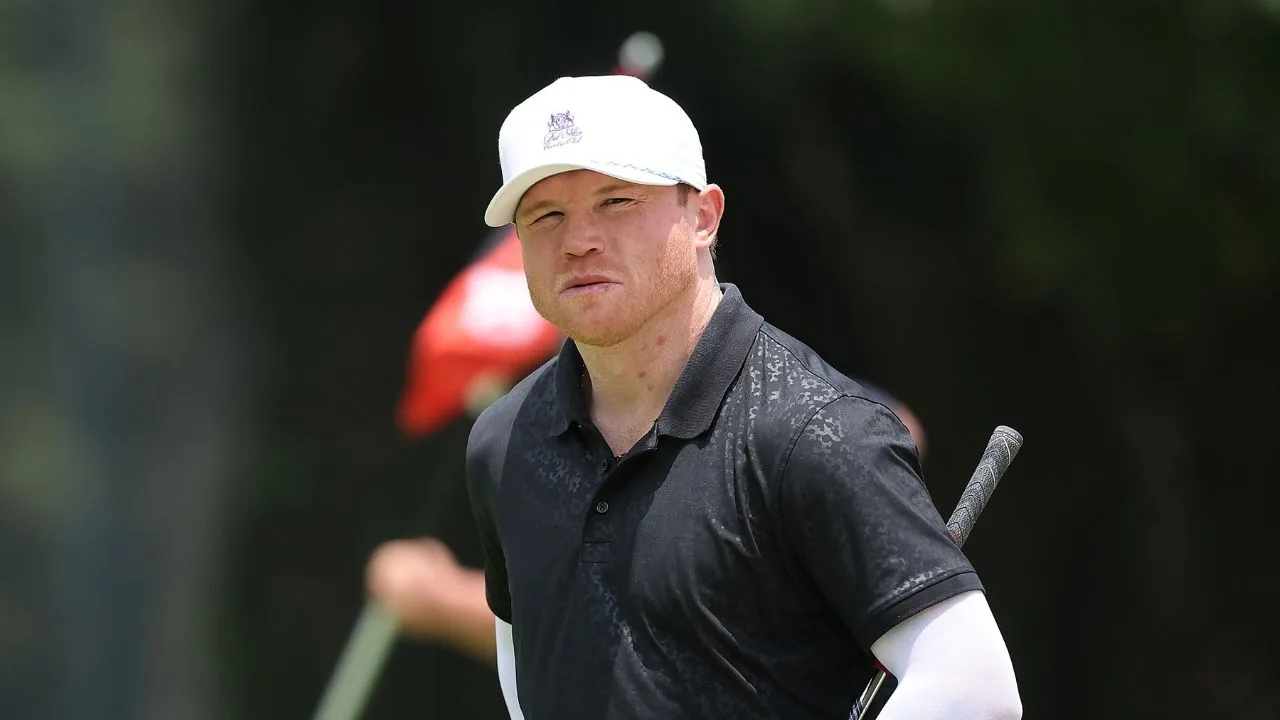 Canelo Álvarez, boxeador mexicano. 