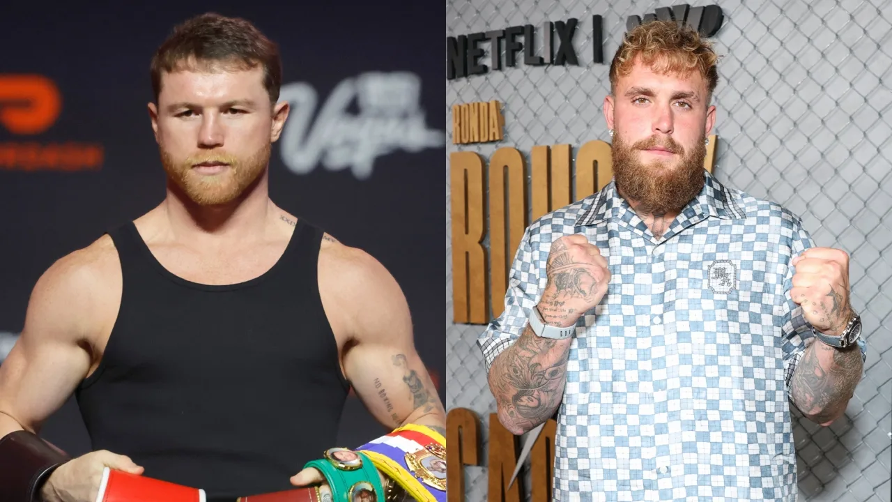 Canelo Álvarez y Jake Paul.