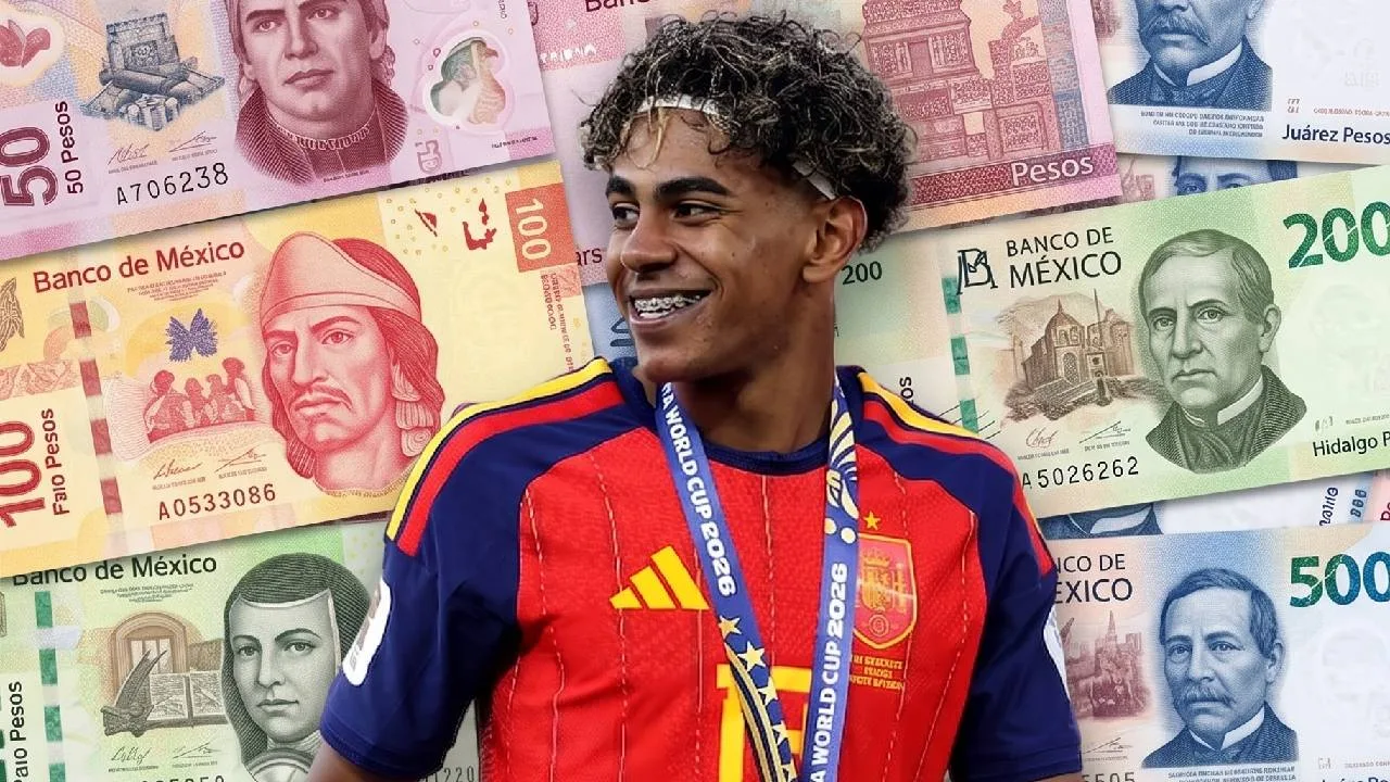 Lamine Yamal, jugador del Barcelona y España.