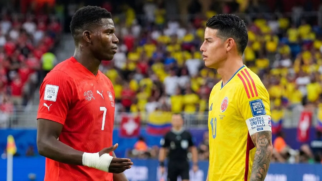 Suiza vs Colombia.