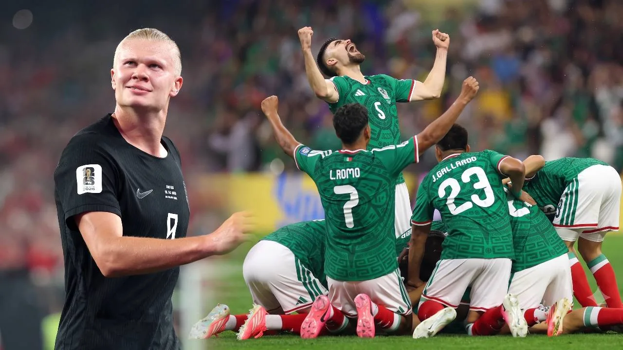 Erling Haaland y Selección Mexicana.