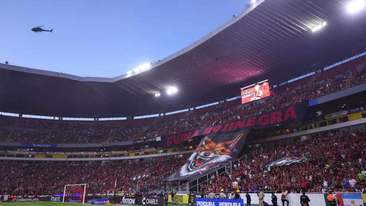 Estadio Jalisco, actual casa del Atlas. 