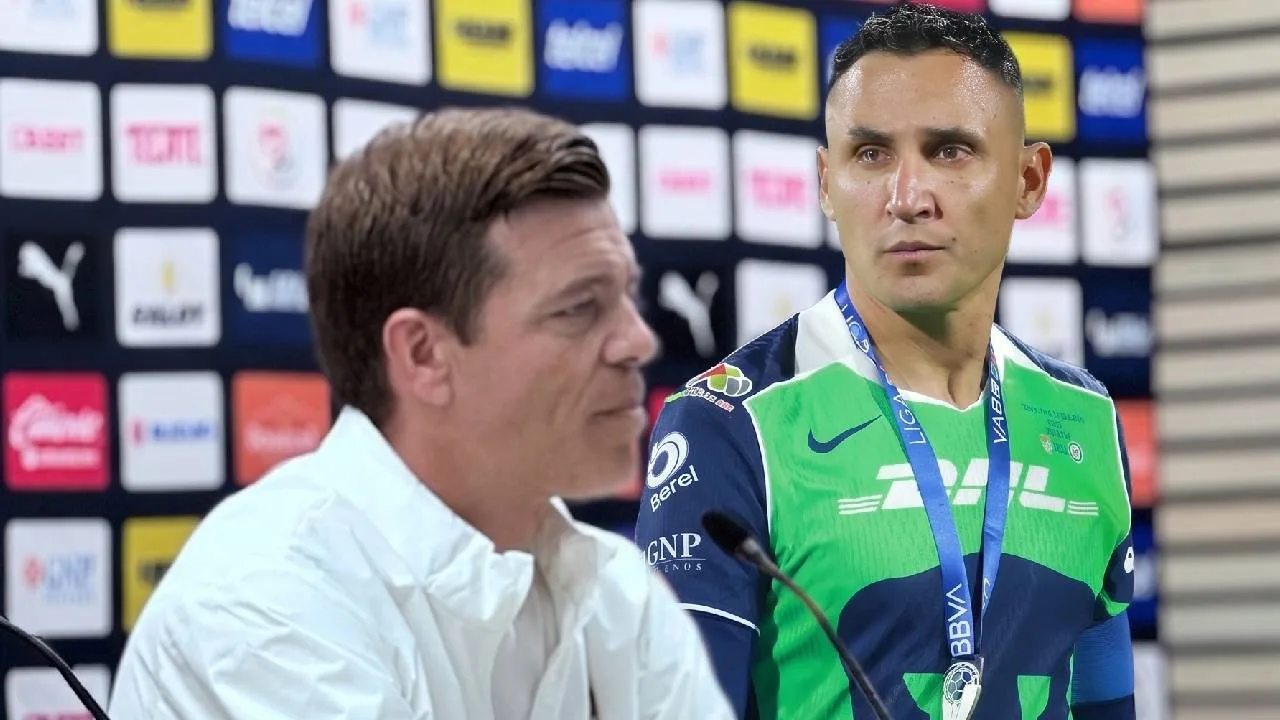 Esteban Solari y Keylor Navas.