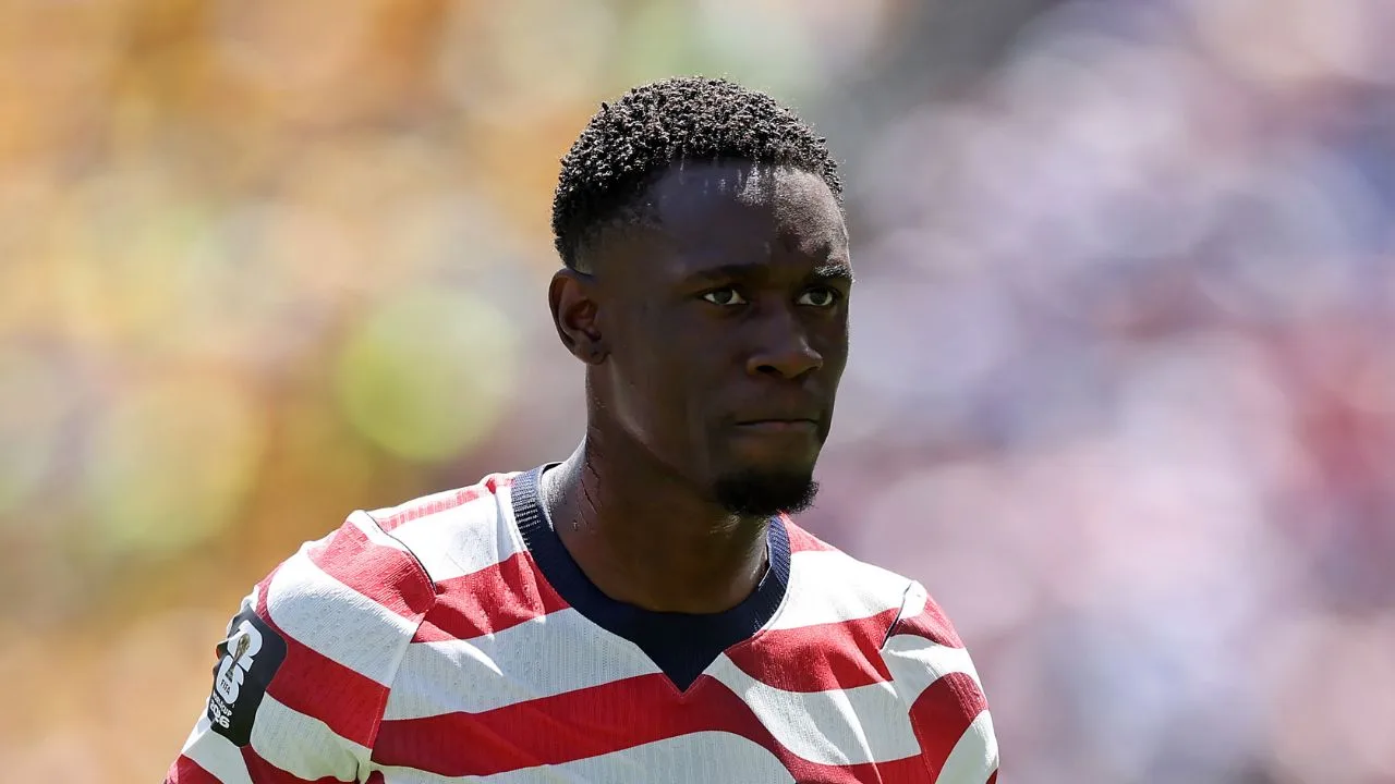 Folarin Balogun, jugador de futbol de la selección de Estados Unidos. 