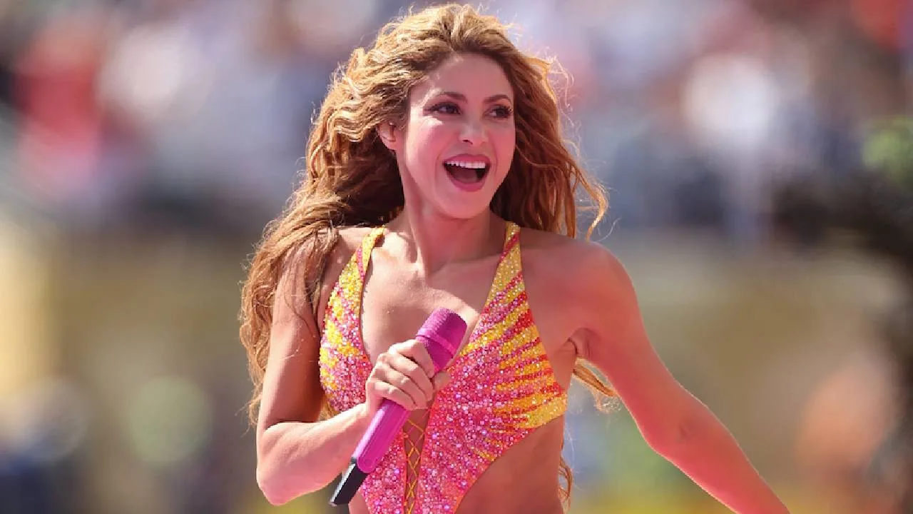 Shakira, cantante colombiana.