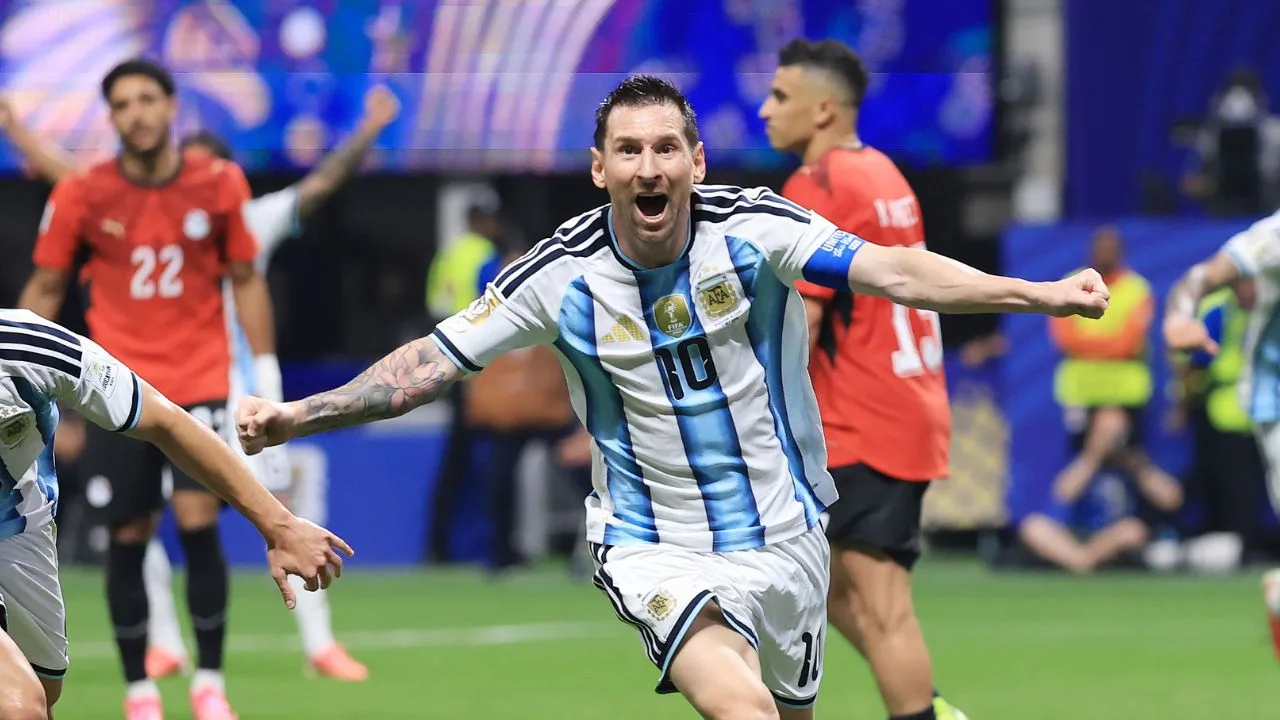 Lionel Messi, figura de la selección de futbol de Argentina. 
