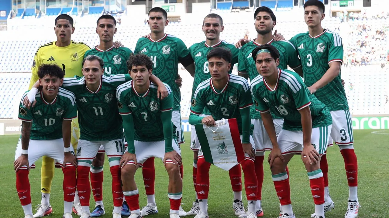 México Sub 20 de impuso a Antigua y Barbuda. 